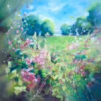 People's Choice winner - Beyond the Hedgerow by Gill Bustamante